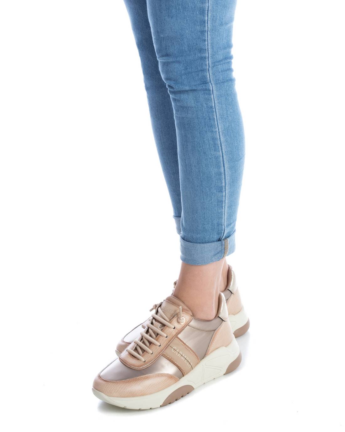 Carmela 16105803 sneaker cuir marron semelle épaisse