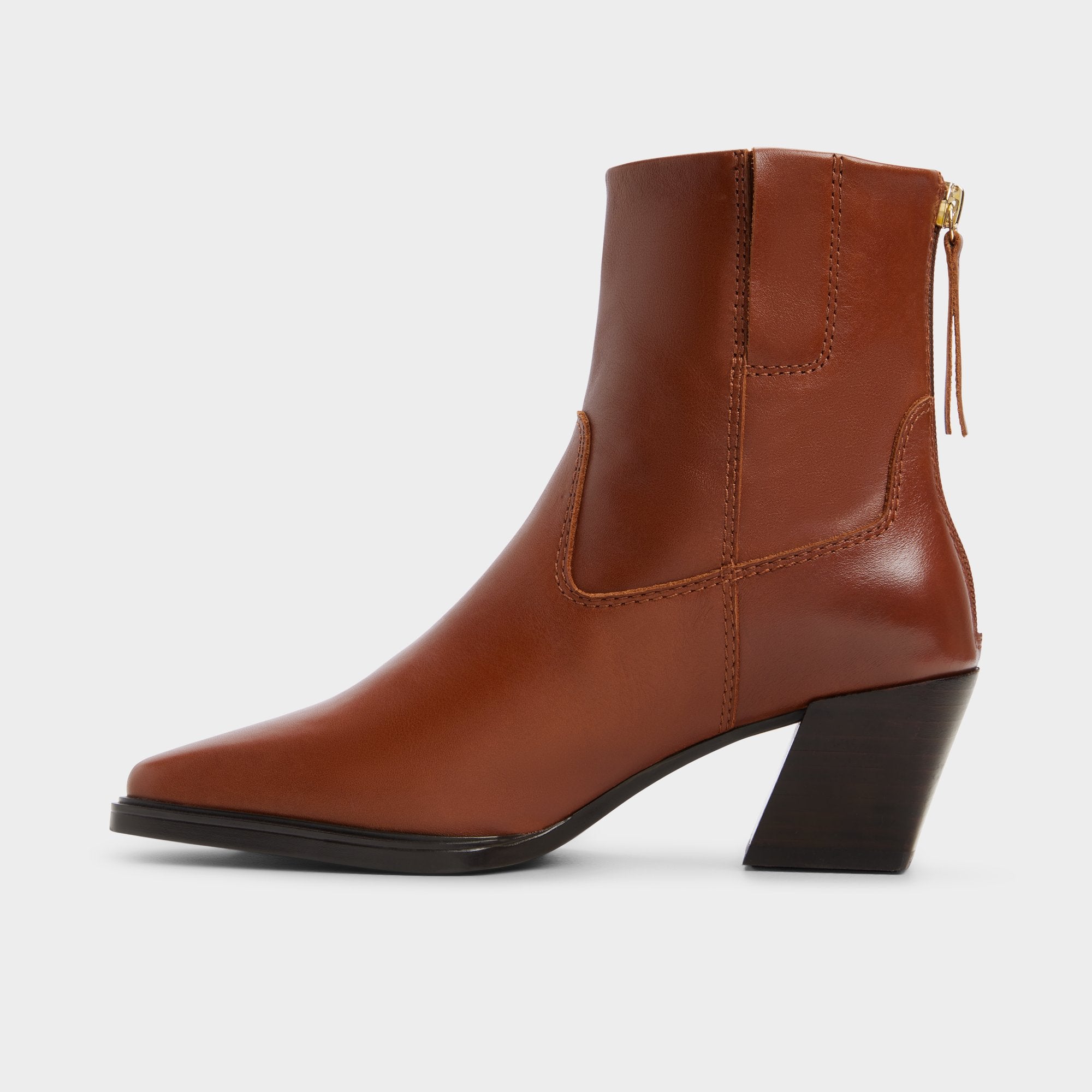 ALDO Ybiraweth bottines cognac talon carré