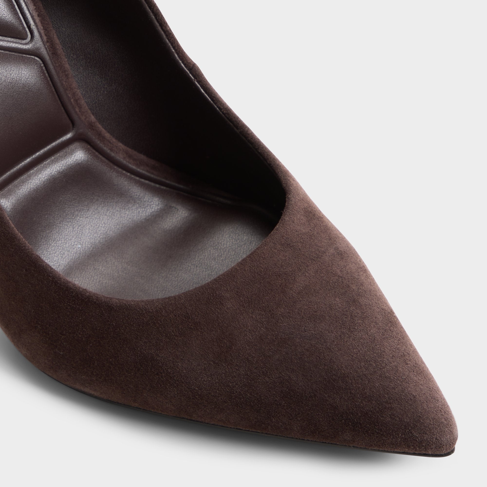 ALDO Stessy 2.0 escarpins daim marron bout pointu