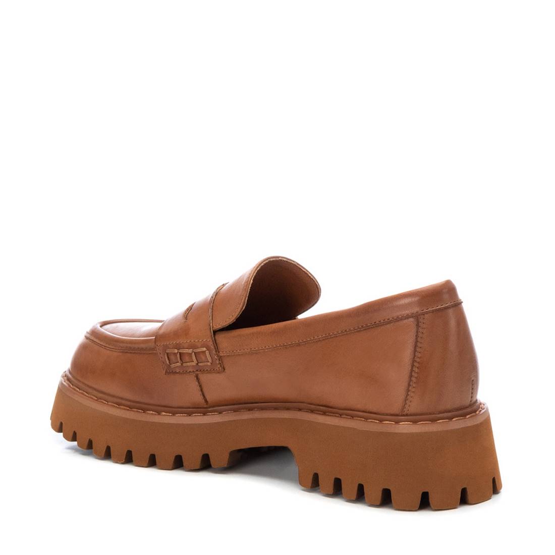 Carmela 16106802 mocassins cuir marron plat