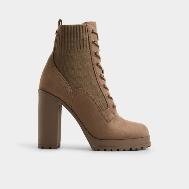 ALDO Rebellious boots à lacets suède beige