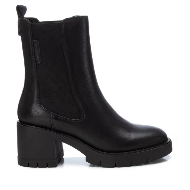 Carmela 16190201 bottine femme noire cuir talon 6 cm