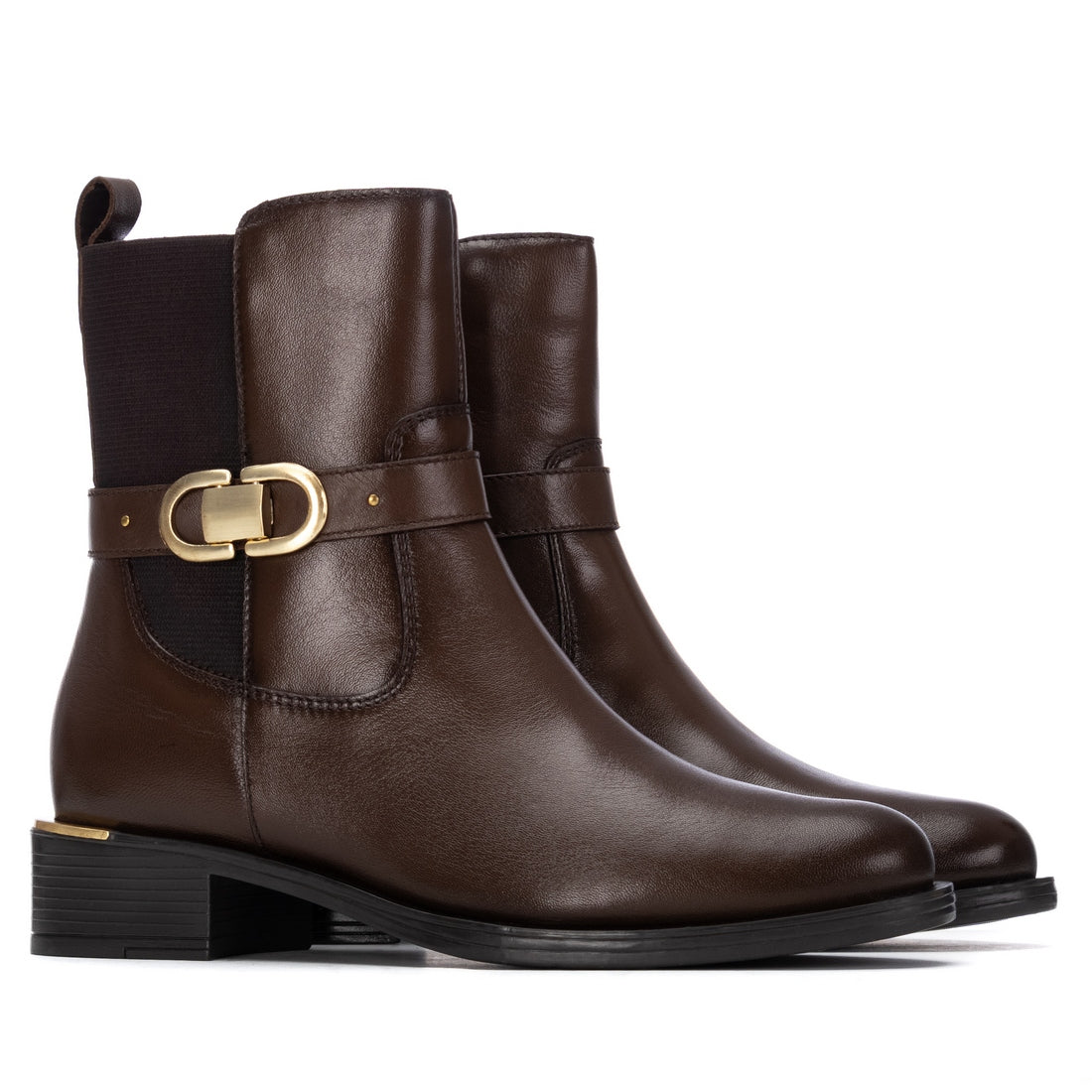 Carmela 164008 16400803 bottine talon marron cuir