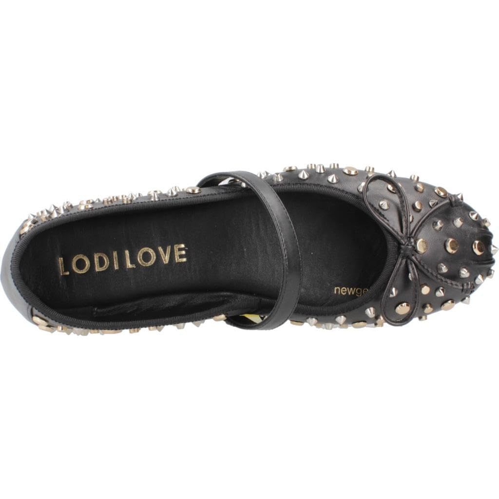 LODI DI5467 ballerines noires cuir véritable