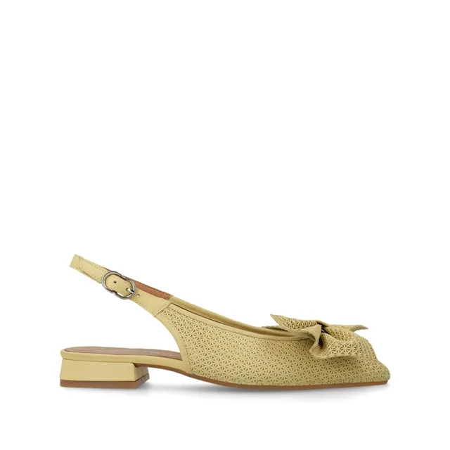LODI BRO5258 ballerines jaunes cuir véritable
