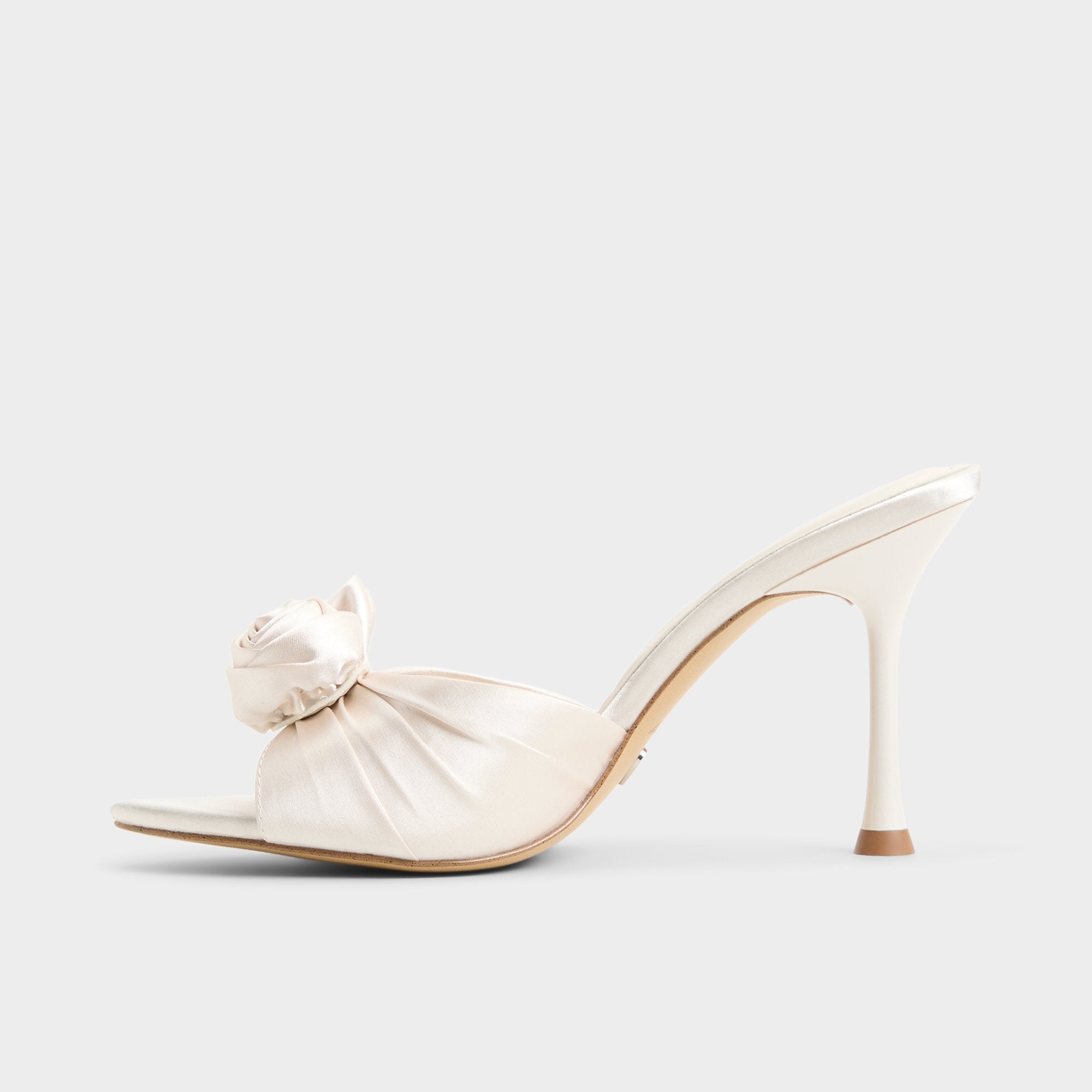 ALDO Rosalina bottes femme blanches talon