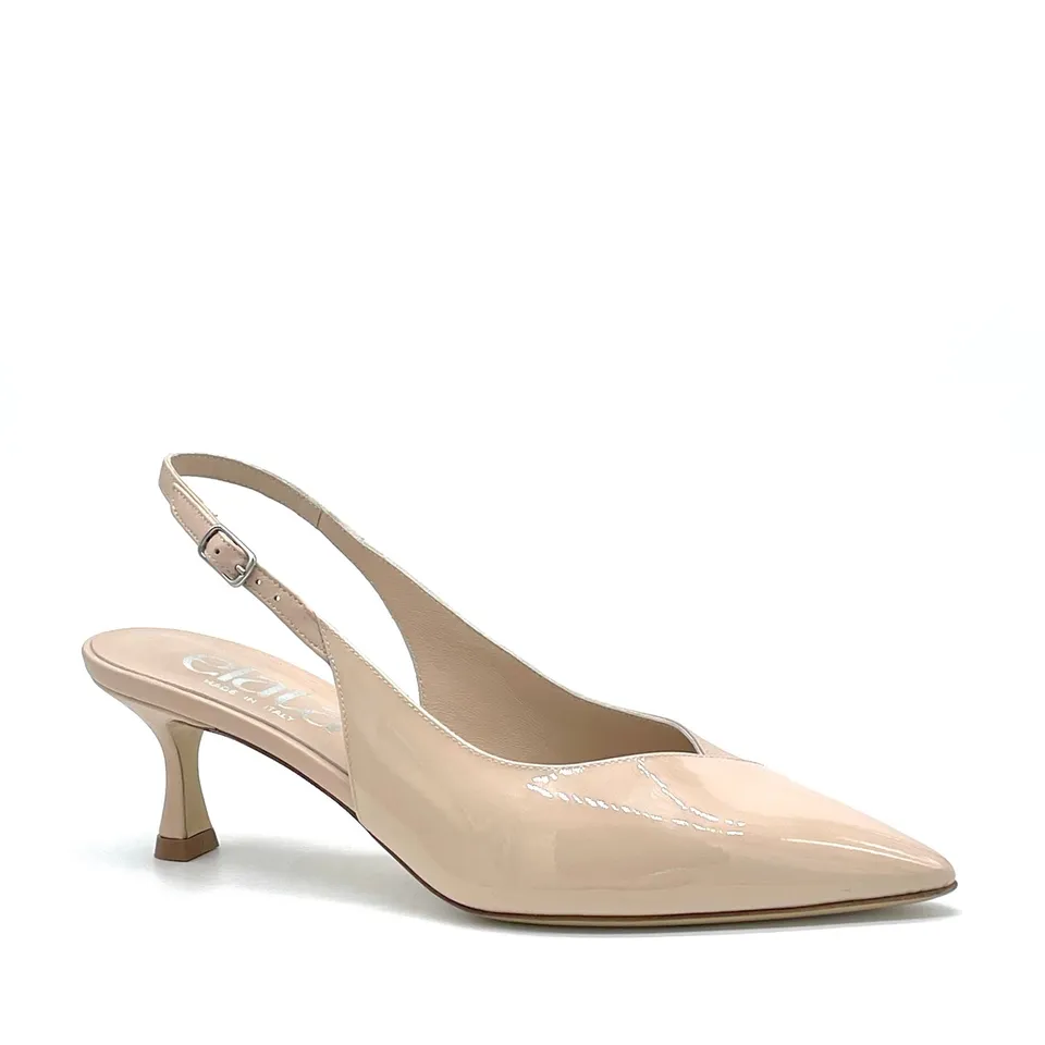 Elata 15114 slingback cuir nude talon 5,5 cm