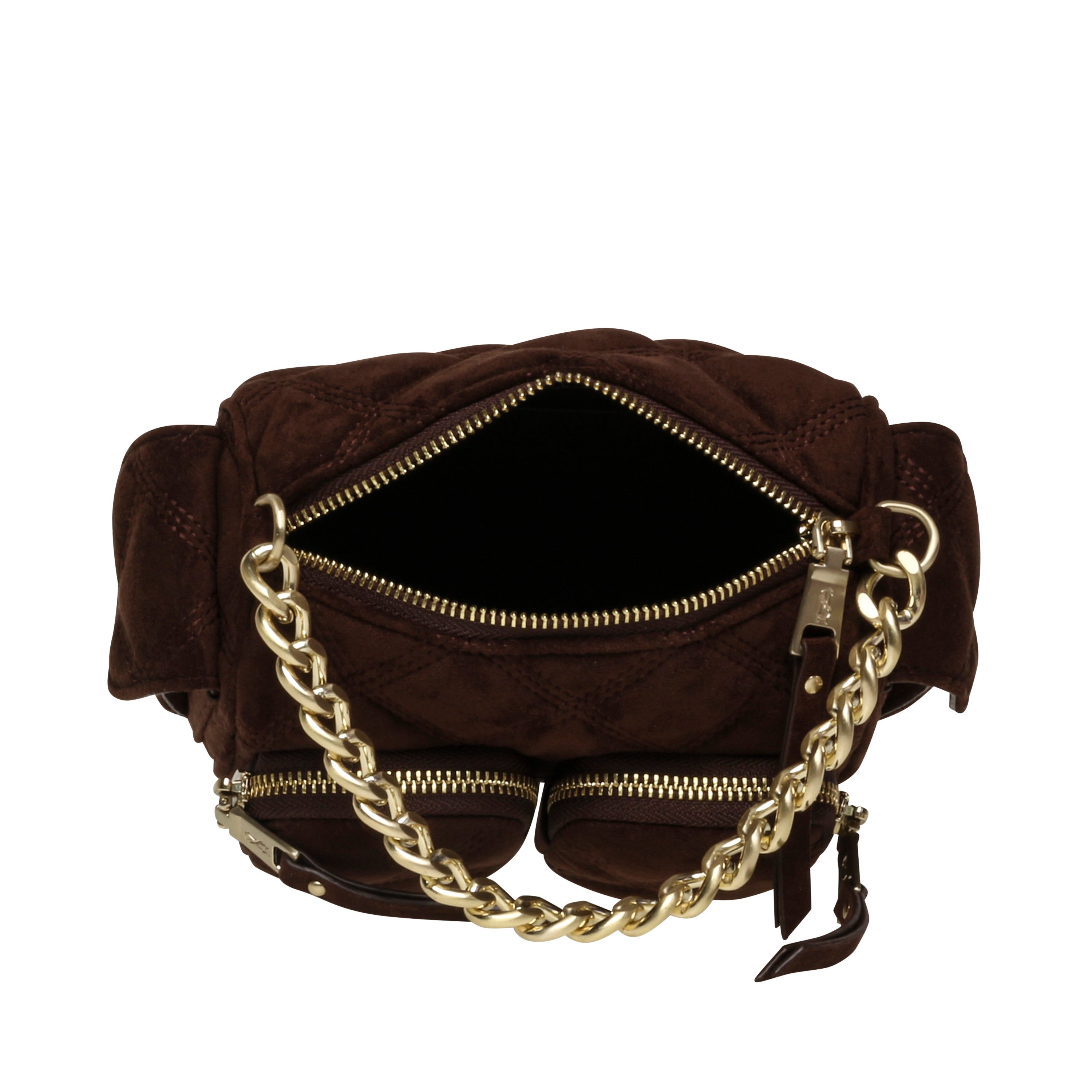 Steve Madden Bminny sac bandoulière chocolat or