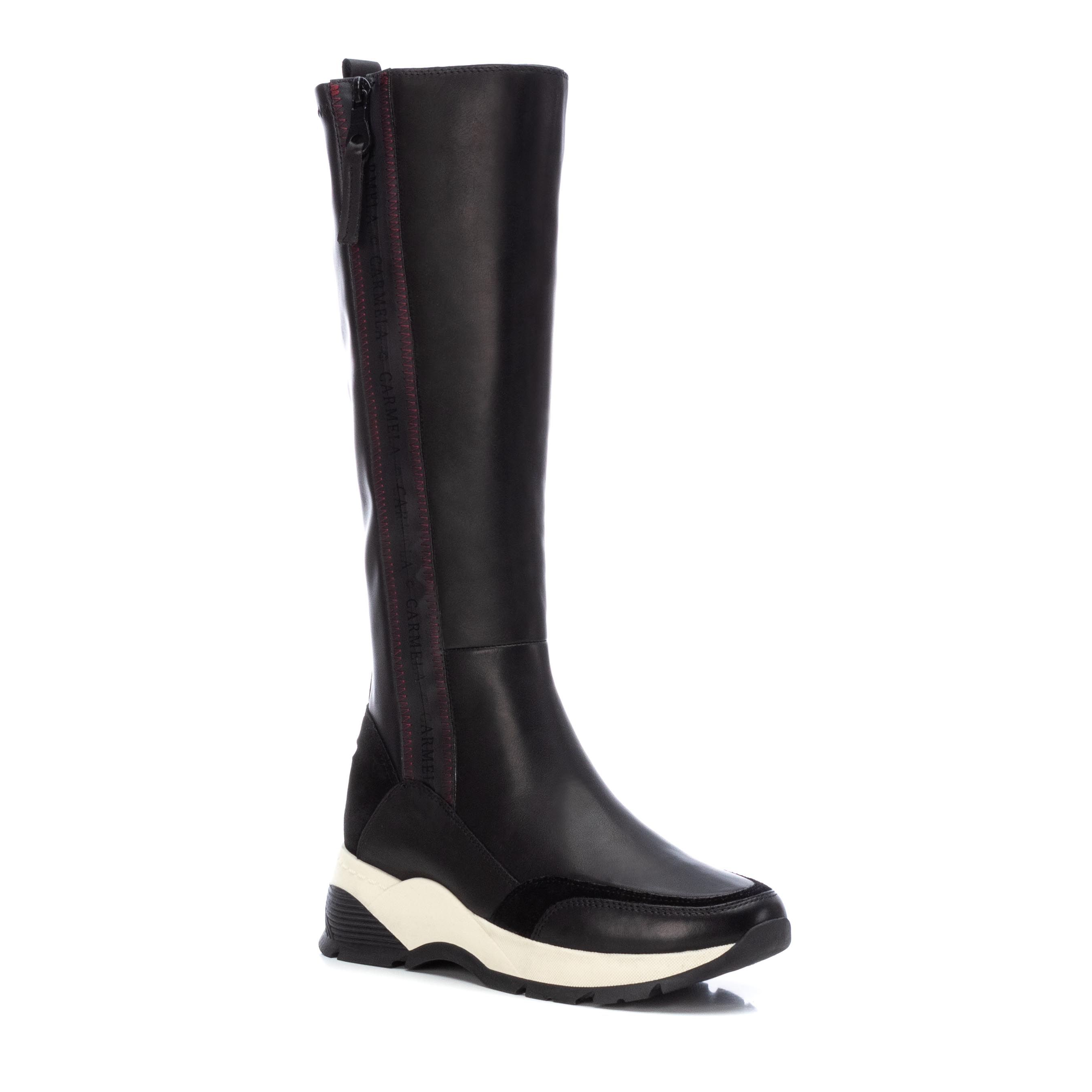 Carmela 16031401 baskets montantes cuir noir