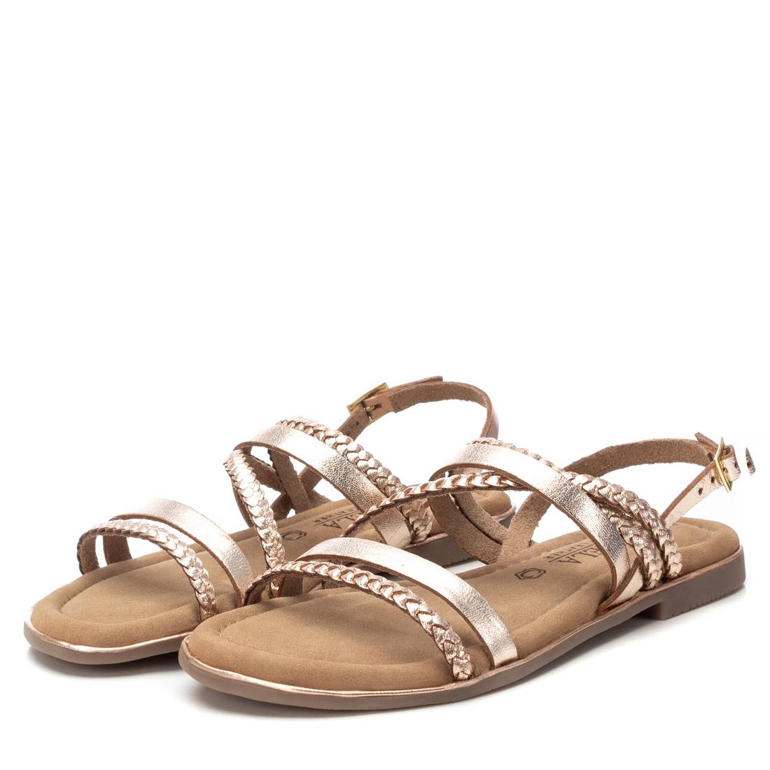 Carmela 16238501 sandale cuir doré boucle