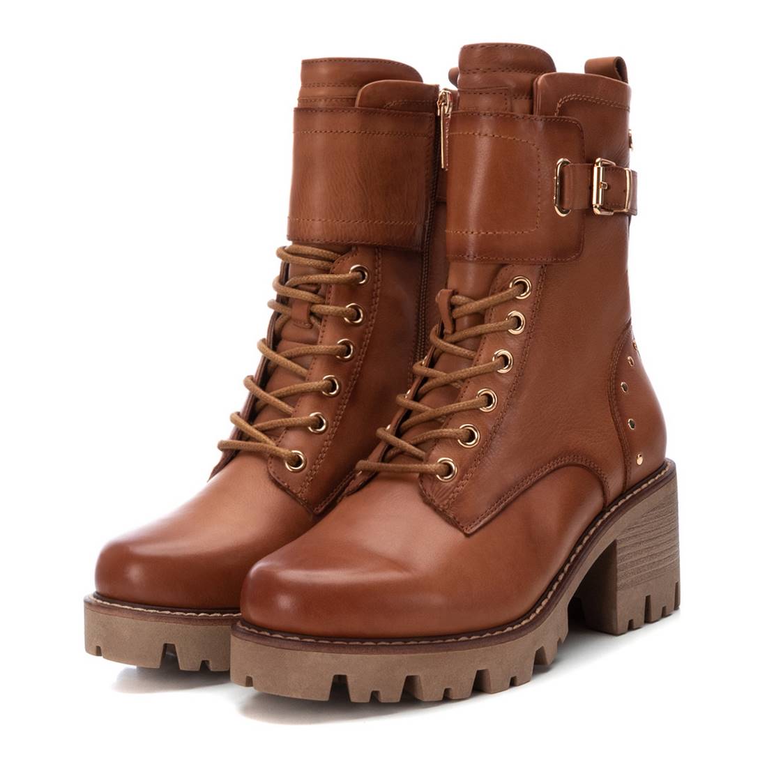 Carmela 16087702 bottines cuir marron talon 6 cm