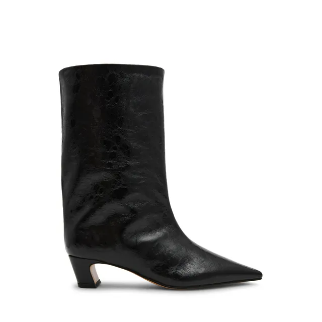 Steve Madden Lytton bottines cuir noir talon 4 cm