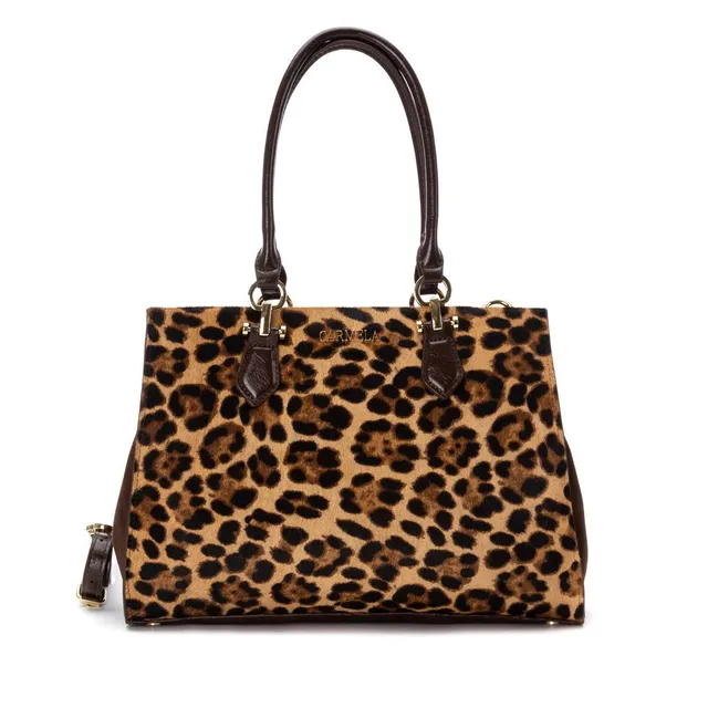 Carmela 18618502 sac épaule textile camel 33 cm