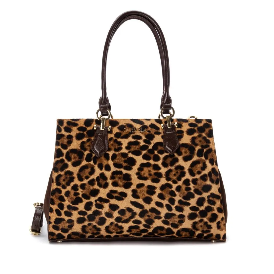 Carmela 18618502 sac épaule textile camel 33 cm