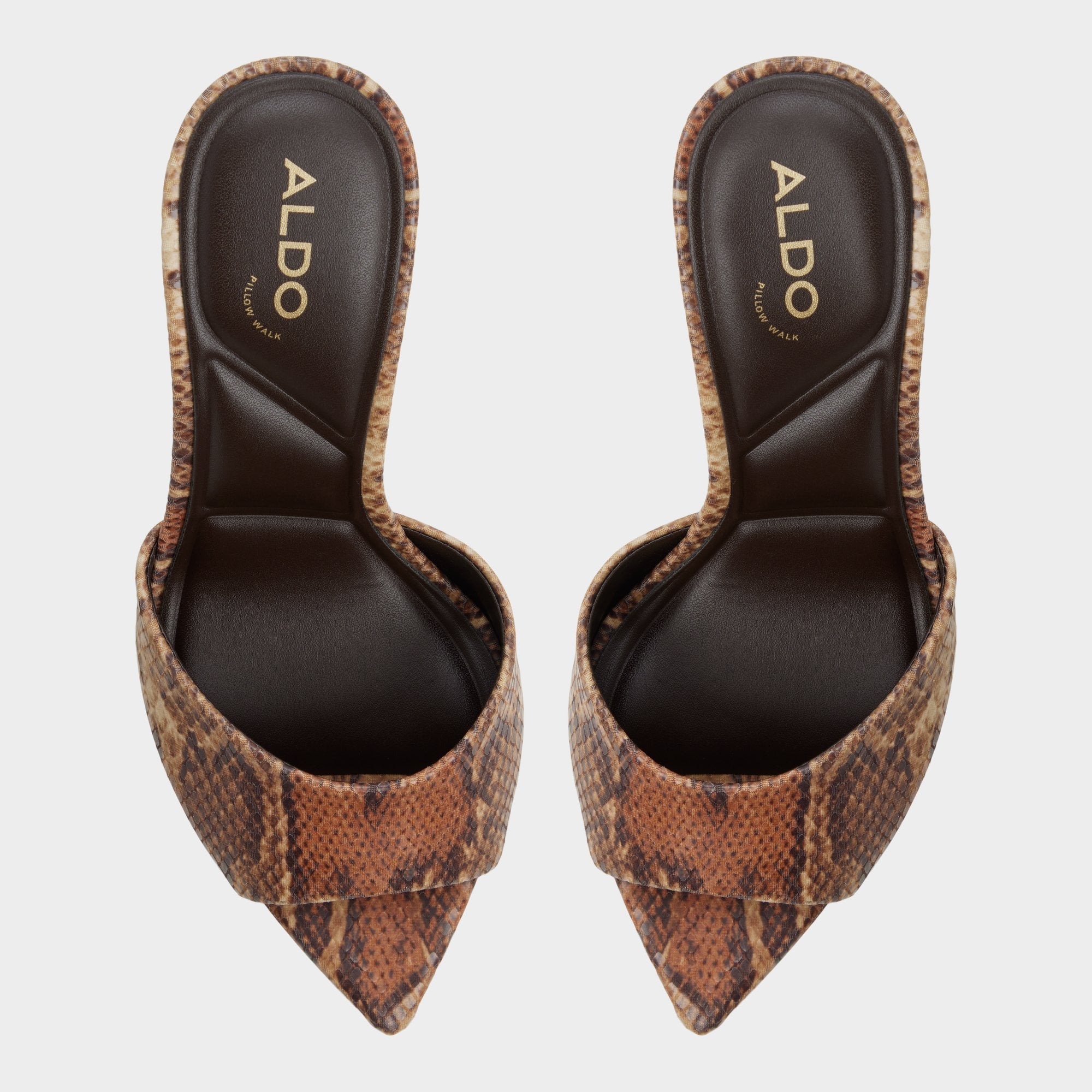 ALDO Anniebrilden sandales talon effet serpent