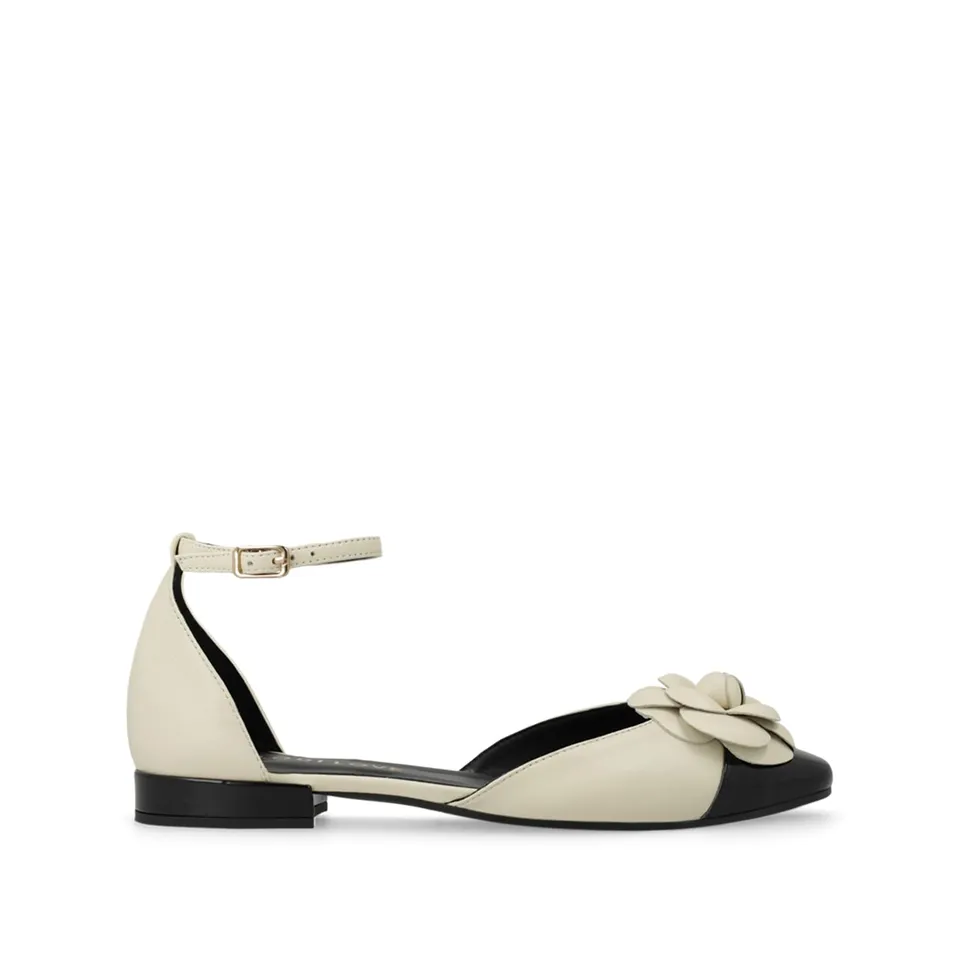 LODI AMB5304 ballerines cuir blanches femme
