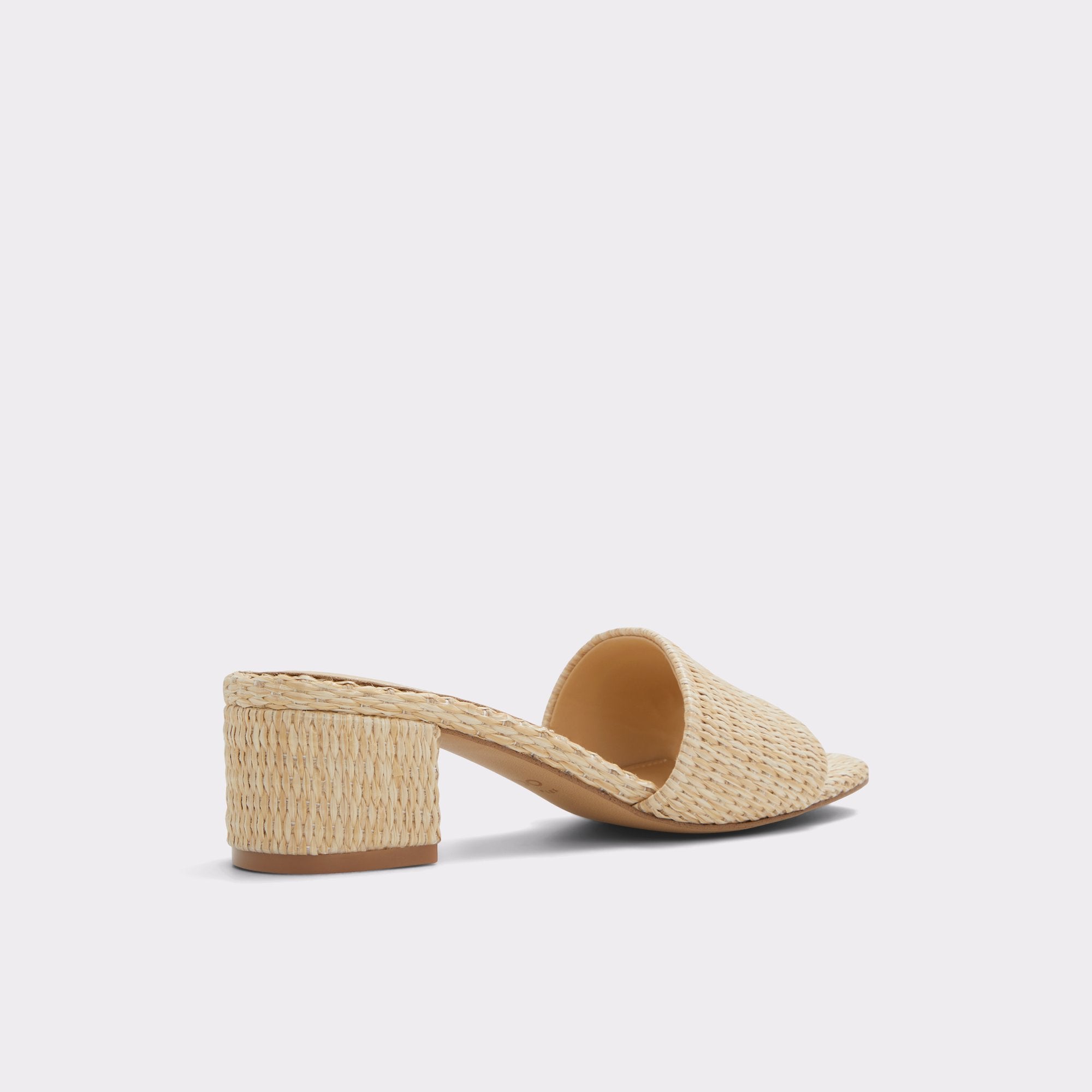 ALDO Claudina mules blanc talon carré