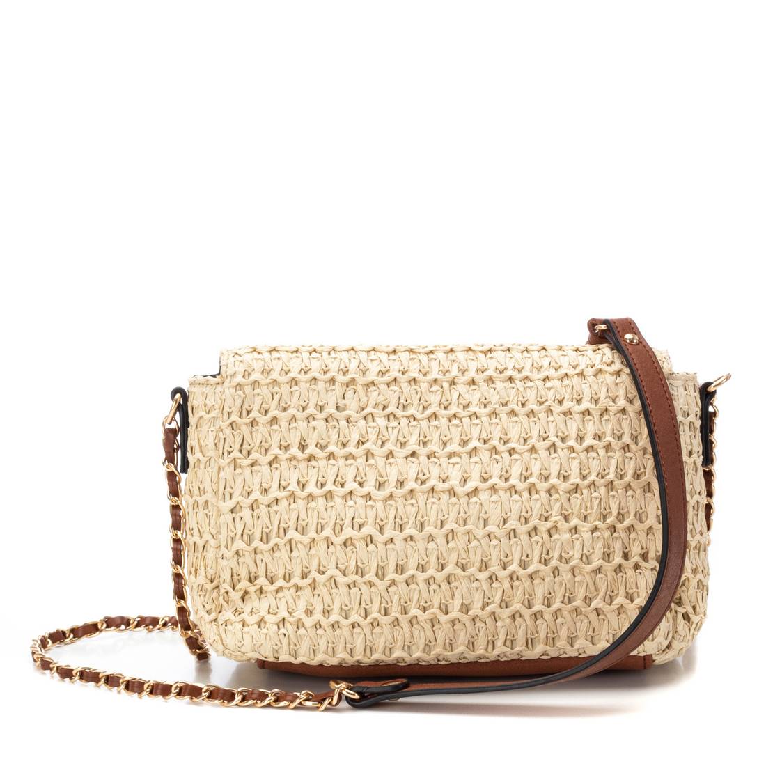 Carmela 18608801 sac bandoulière femme raphia marron