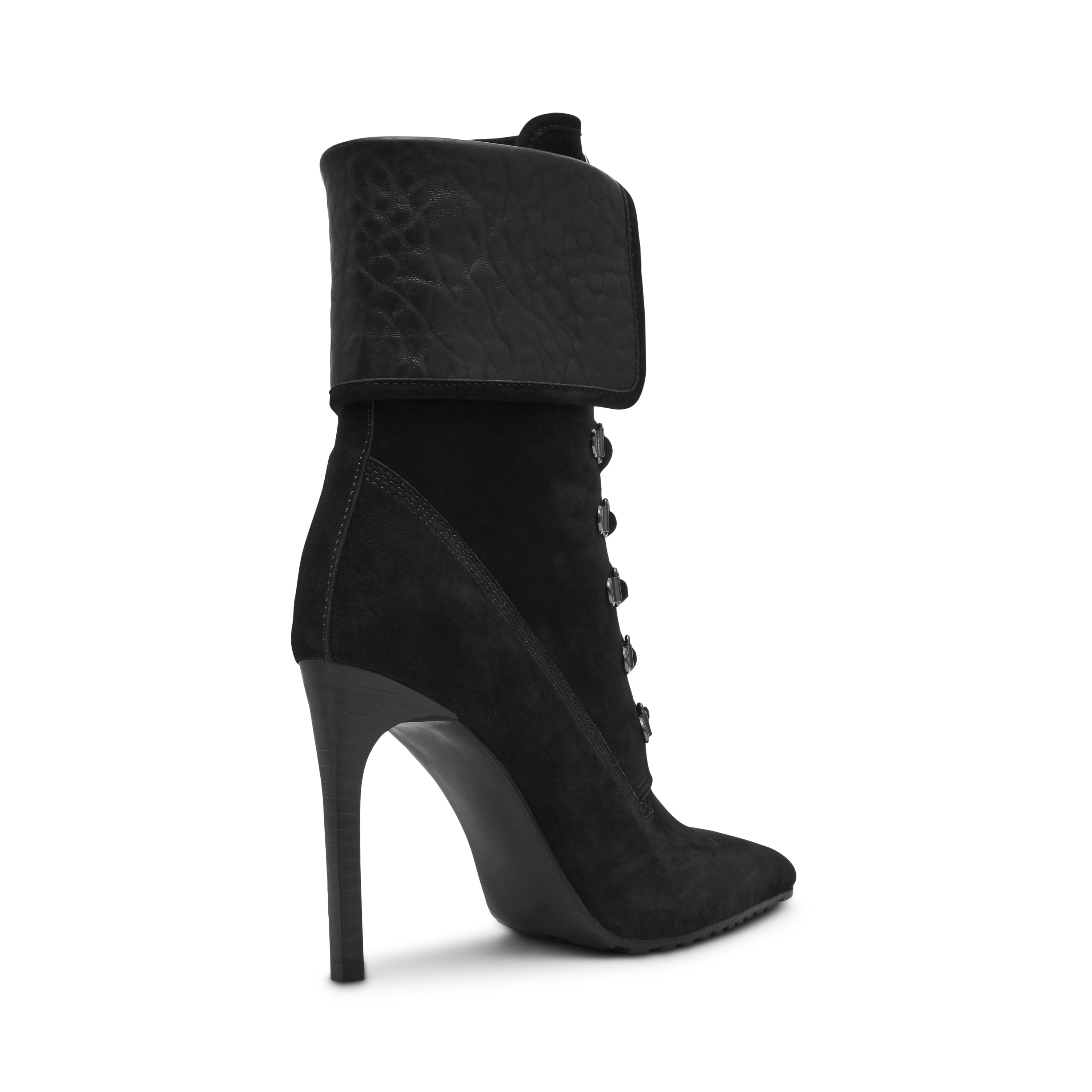 Steve Madden Morals bottines noir nubuck talon