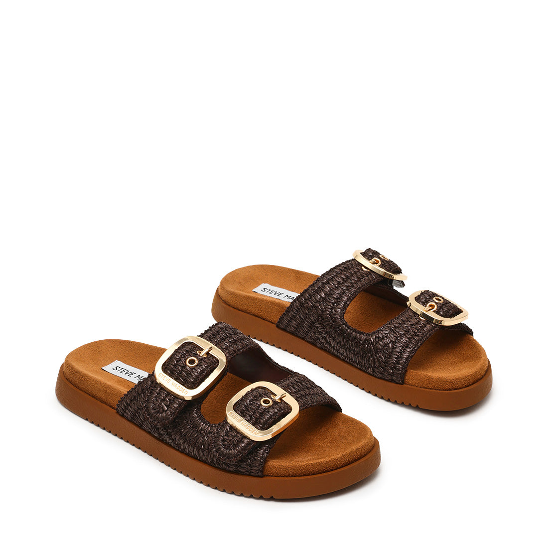 Steve Madden Miramar sandales marron foncé