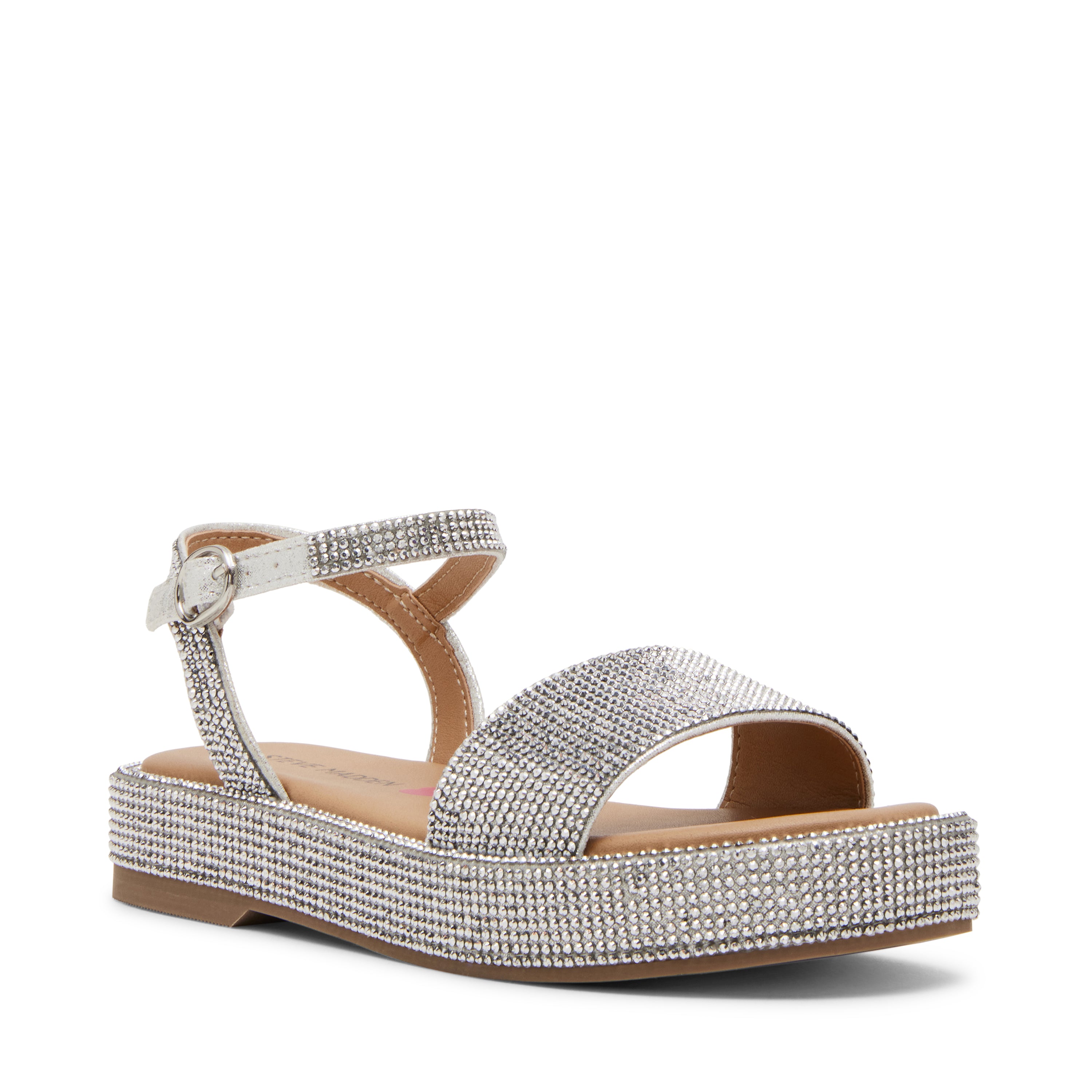 Steve Madden Jsweeter sandales enfant argent 2,5 cm