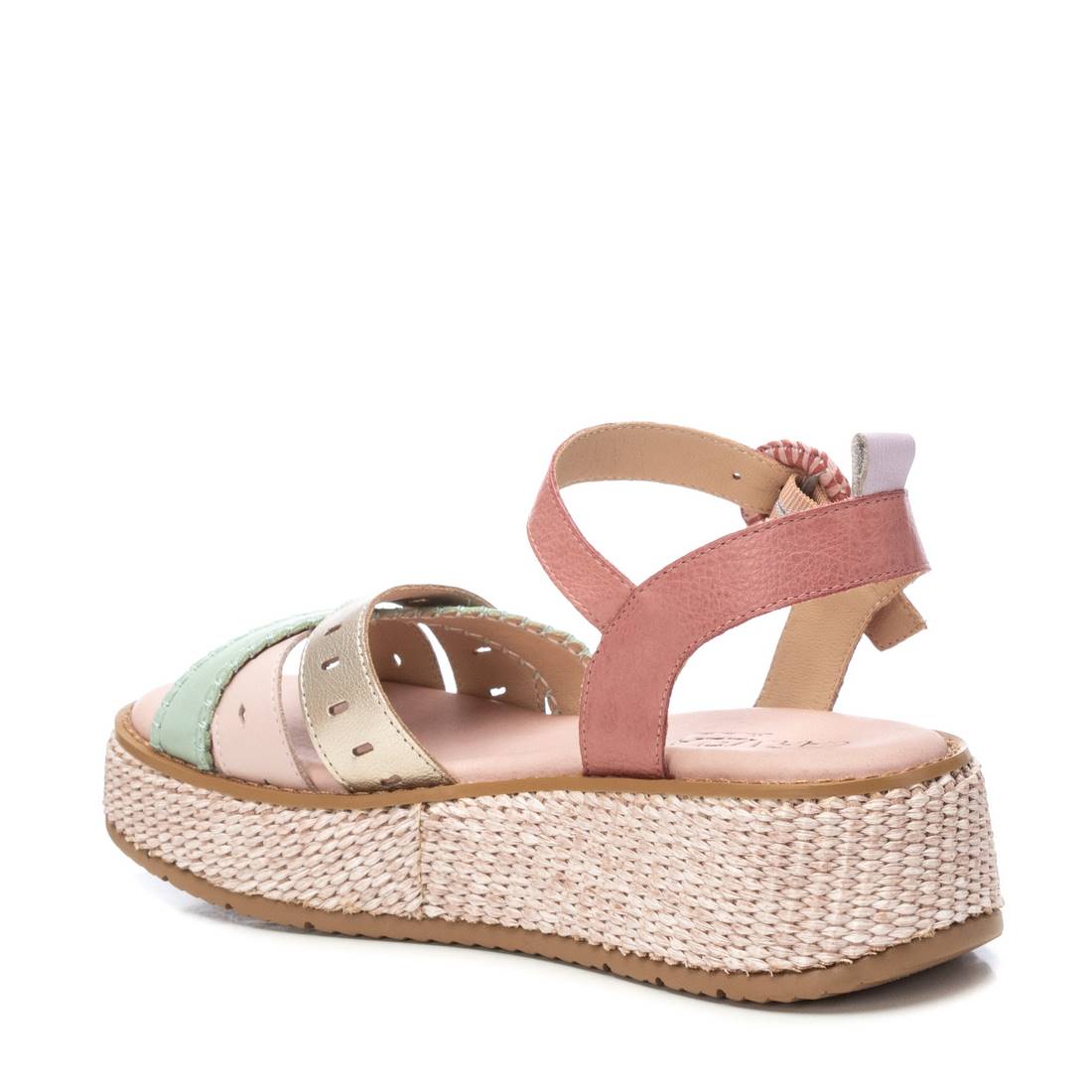 Carmela 16235205 sandale nude cuir croisée talon 5cm