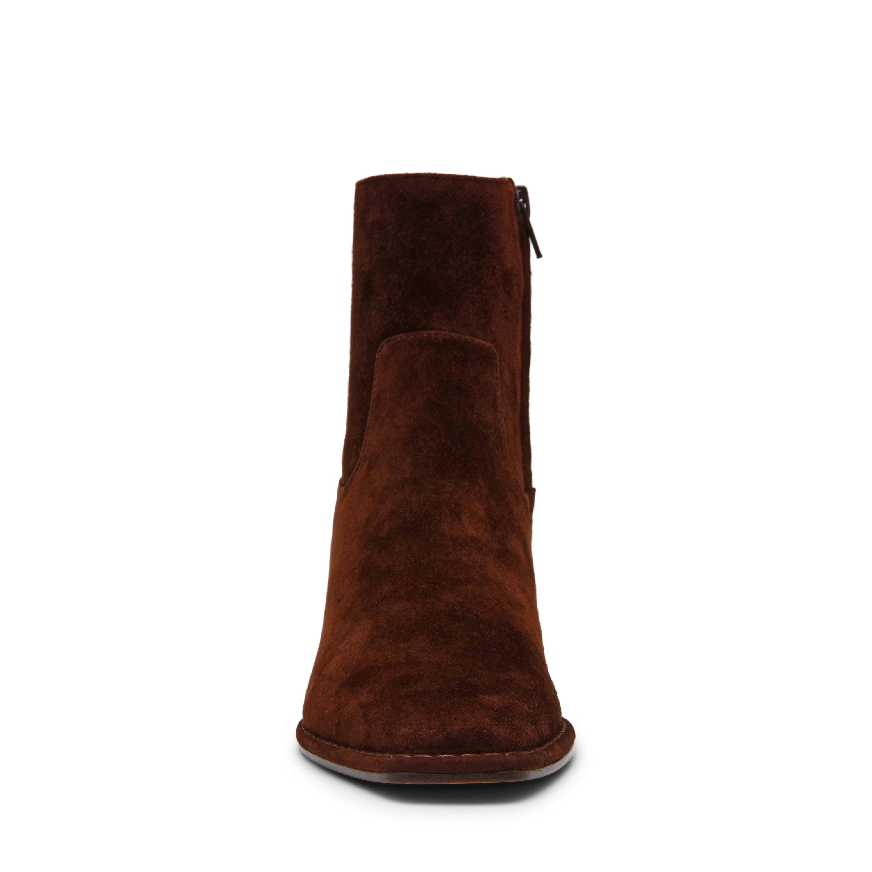 Steve Madden Define bottines marron suède zip