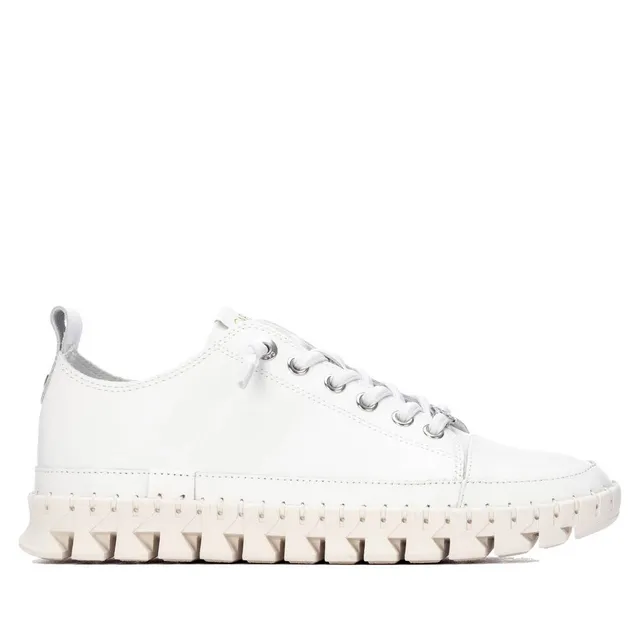 Carmela 16310508 sneakers femme blanc cuir clous