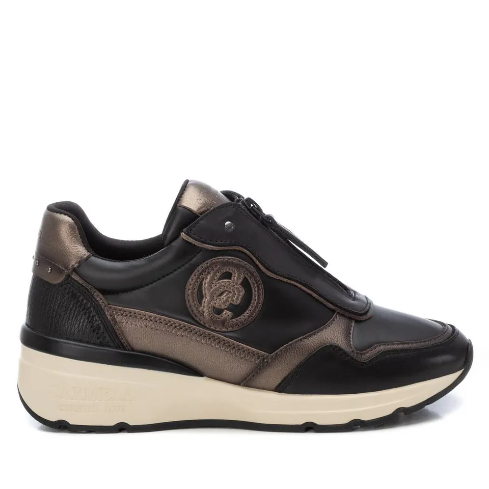 Carmela 16183001 sneaker cuir noir semelle amovible