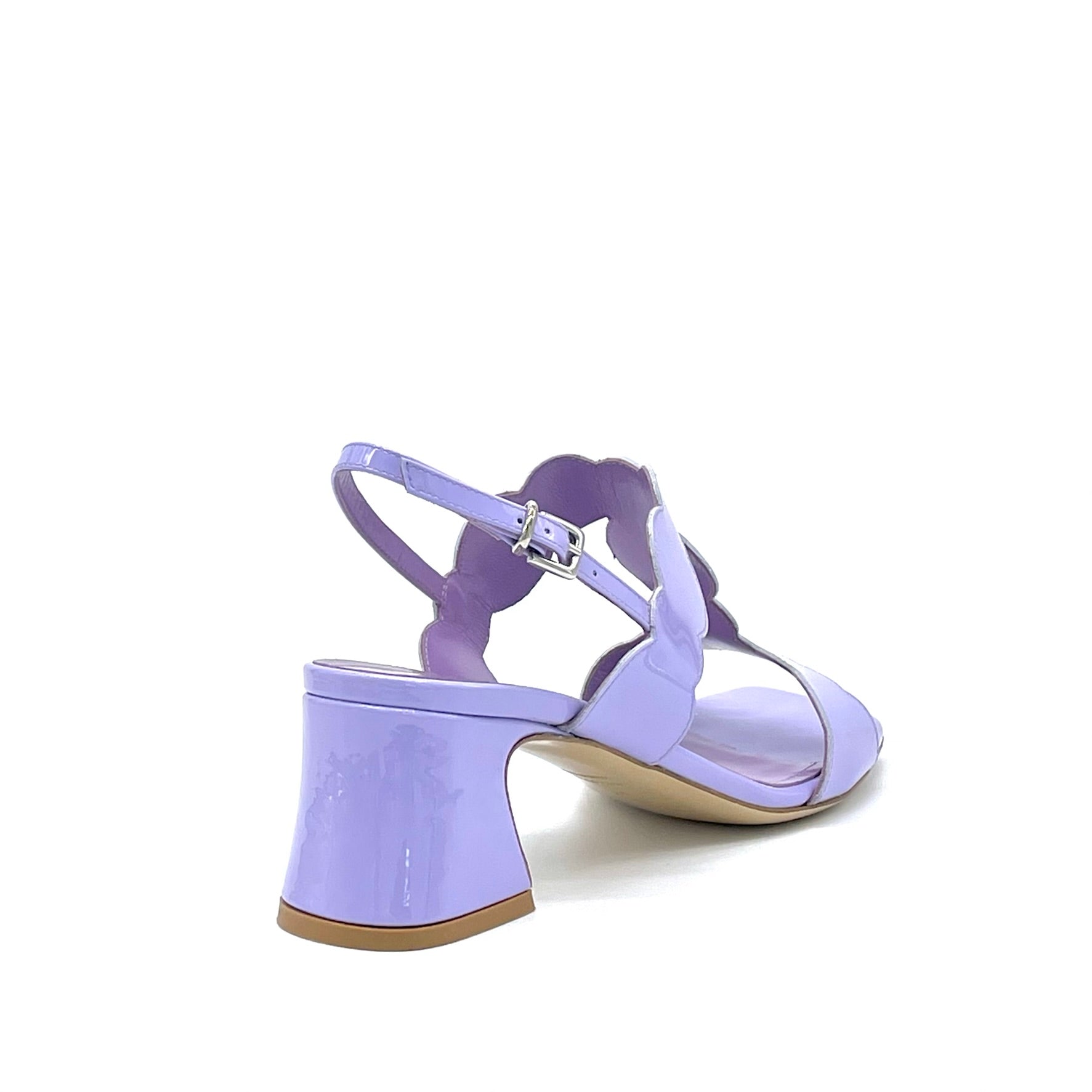ELATA 14182 sandale vernis glycine talon 5,5 cm