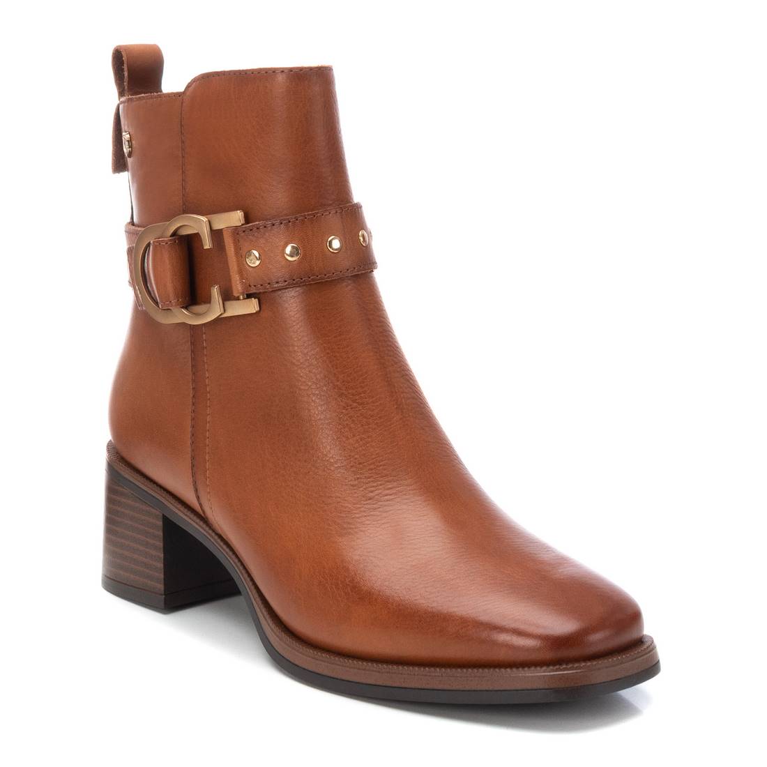 Carmela 16199901 bottines cuir marron talon 7 cm