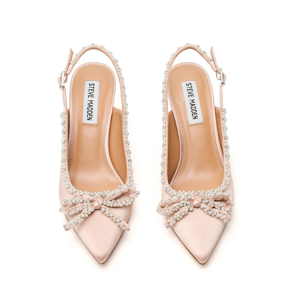 Steve Madden Florissa Pump escarpins champagne satin talon 7,5 cm