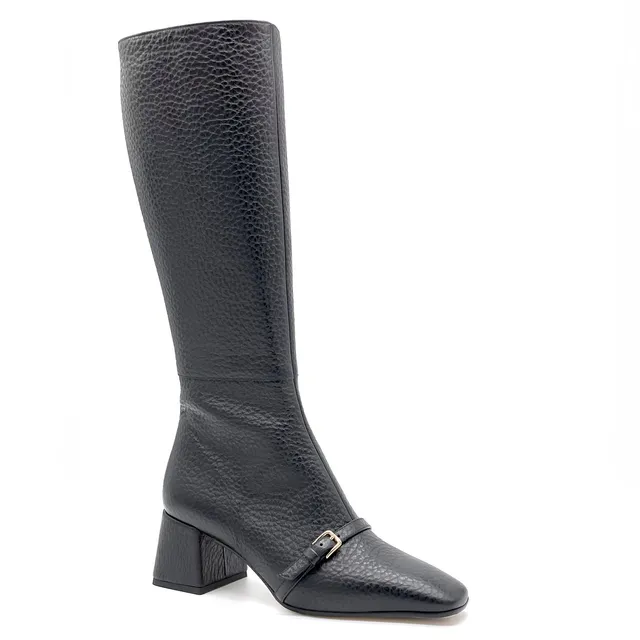 Elata 51517_3 bottes cuir noir talon 6 cm