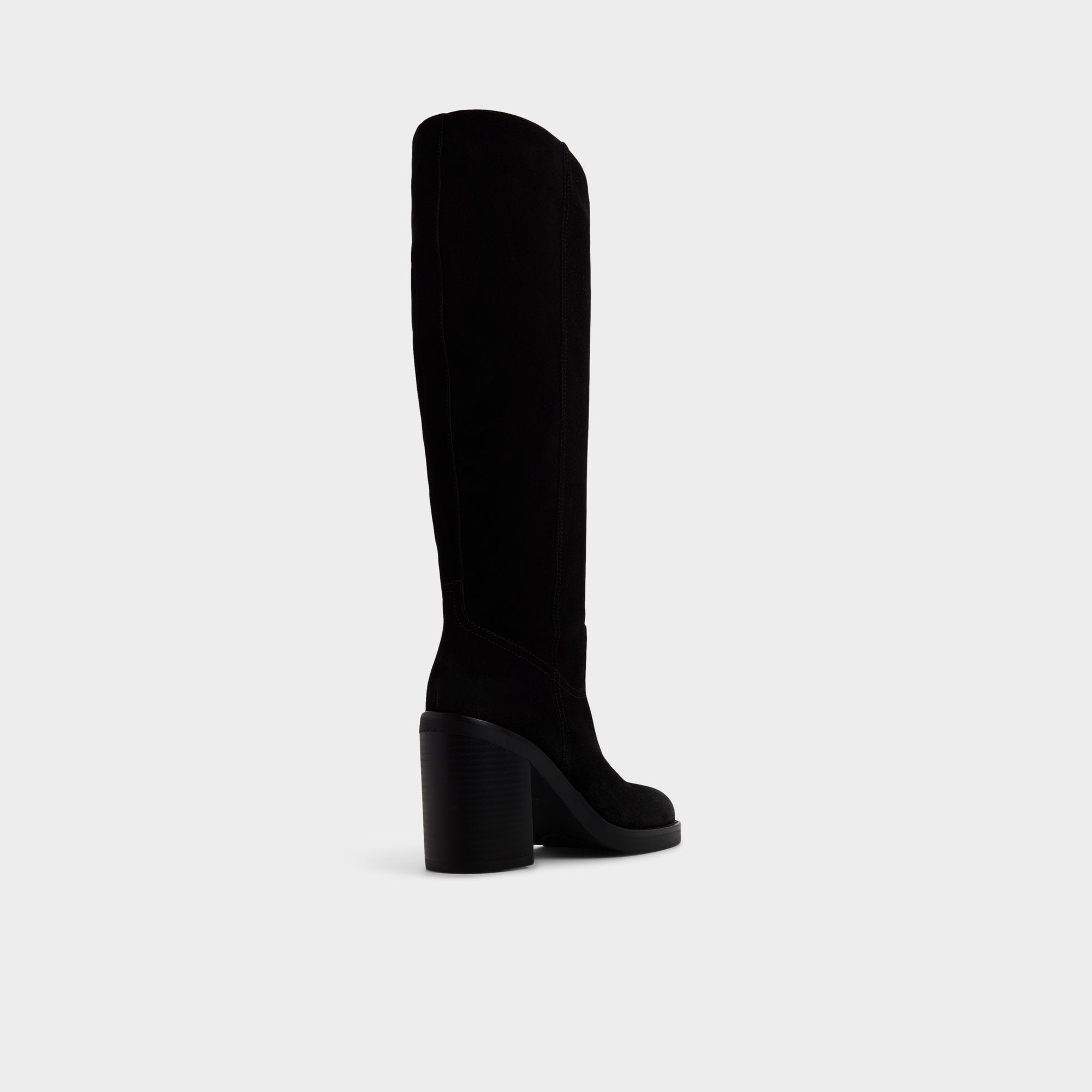 ALDO Agraewen bottes hautes noires suède talon bloc