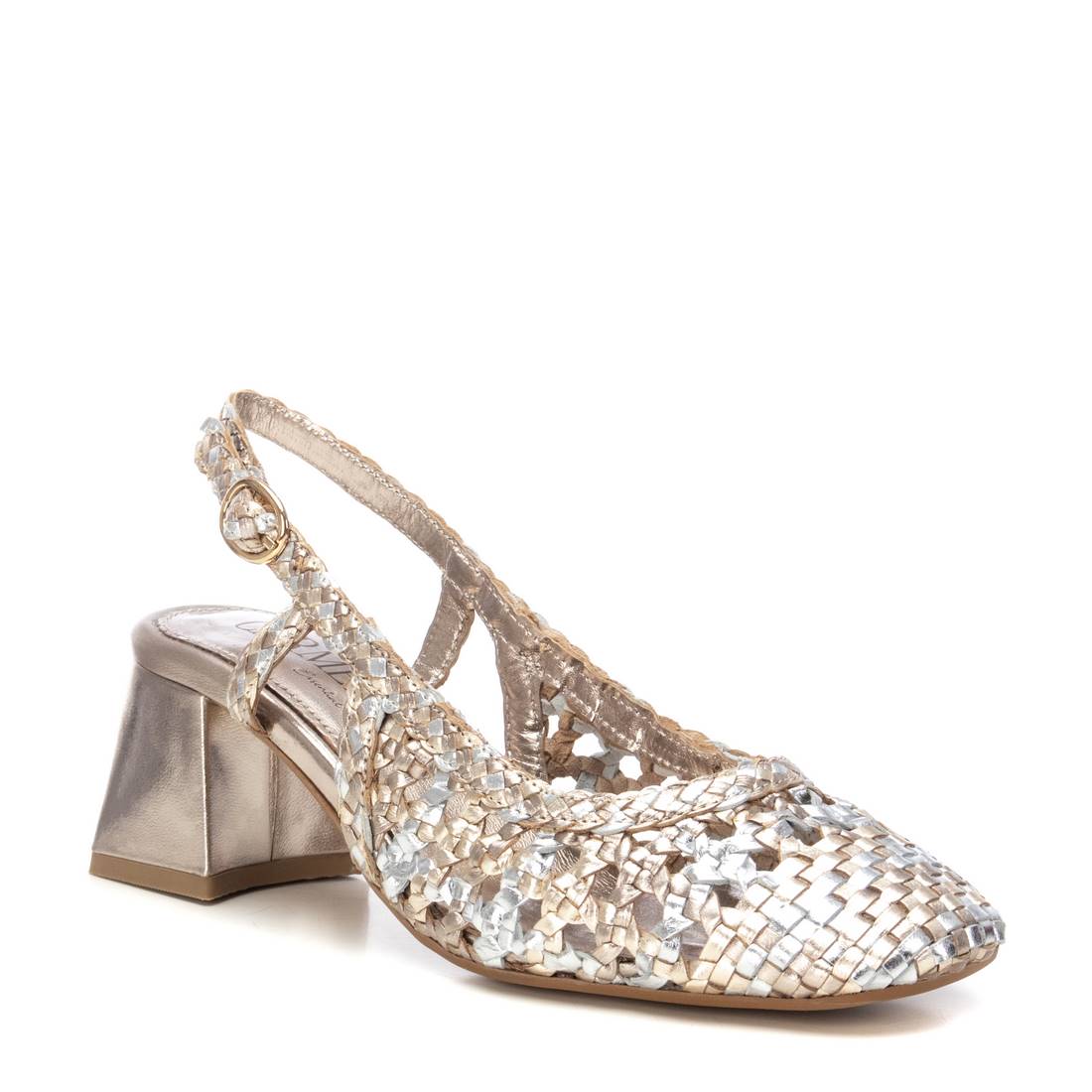 Carmela 16232001 escarpin cuir gris talon 5 cm