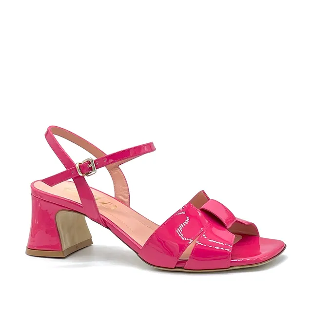 ELATA 14178 sandales vernis azalea talon 5,5 cm