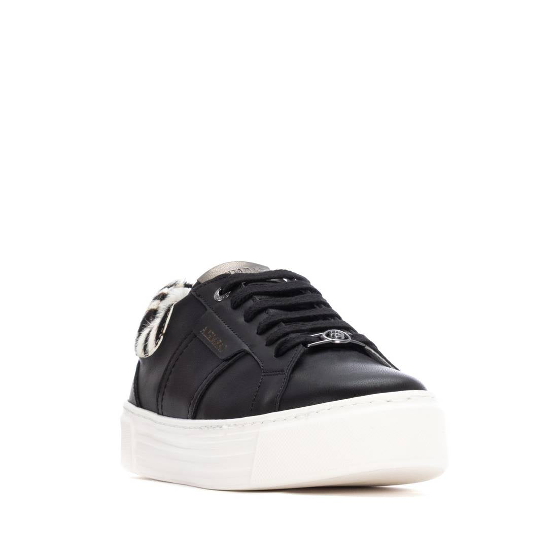 Carmela 16269602 sneakers cuir noir imprimé animal