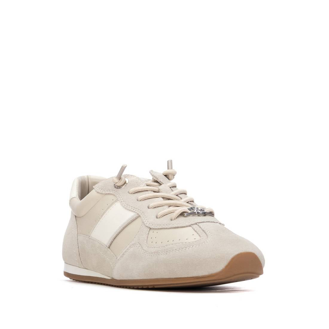 Carmela 16310801 baskets femme blanc cuir épais