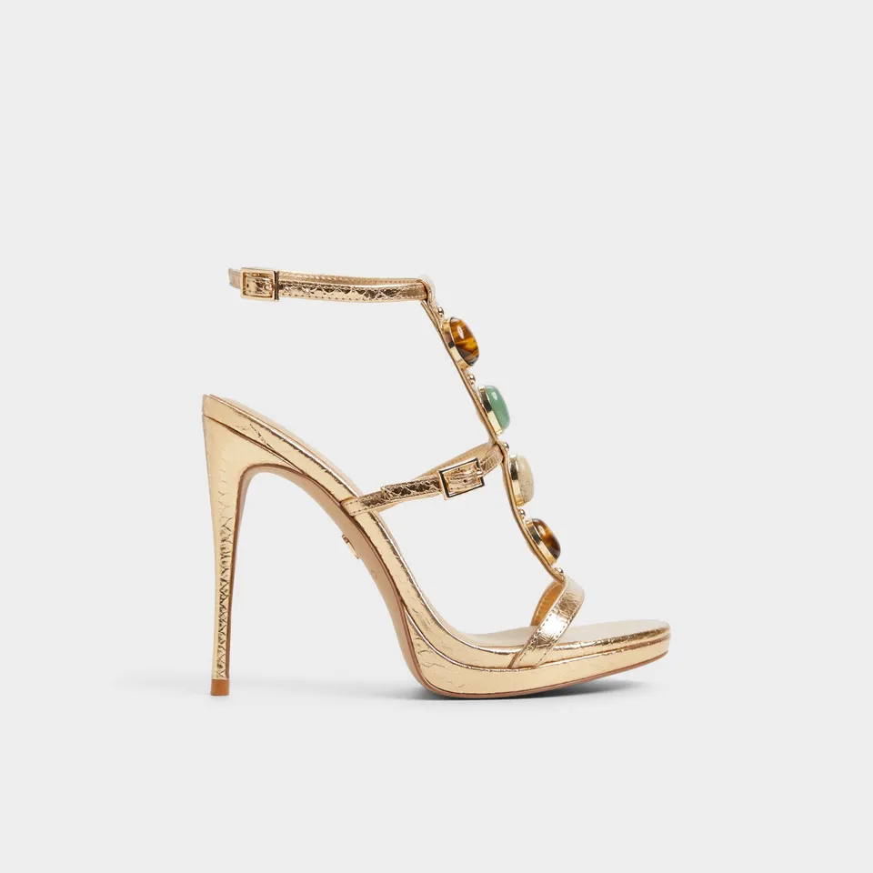 ALDO Opalia sandales à talons doré strass