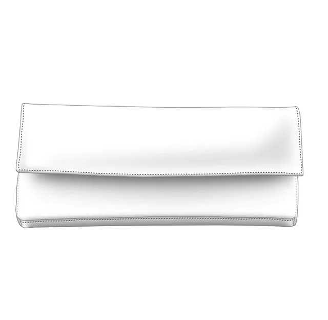 Dessine Moi Un Soulier pochette longue main 30x13cm à personnaliser