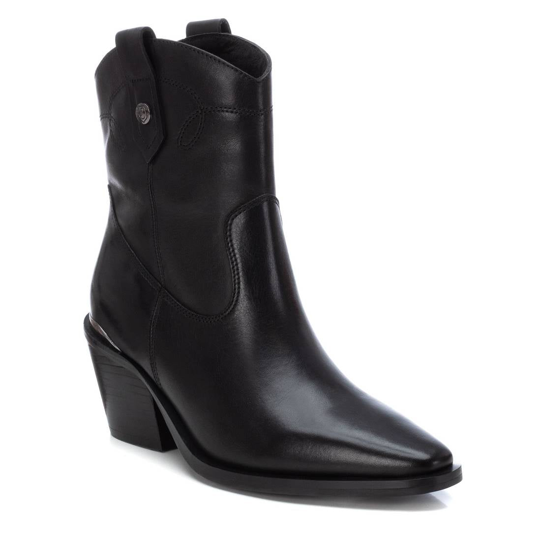 Carmela 16171801 bottine cuir noir western 7 cm