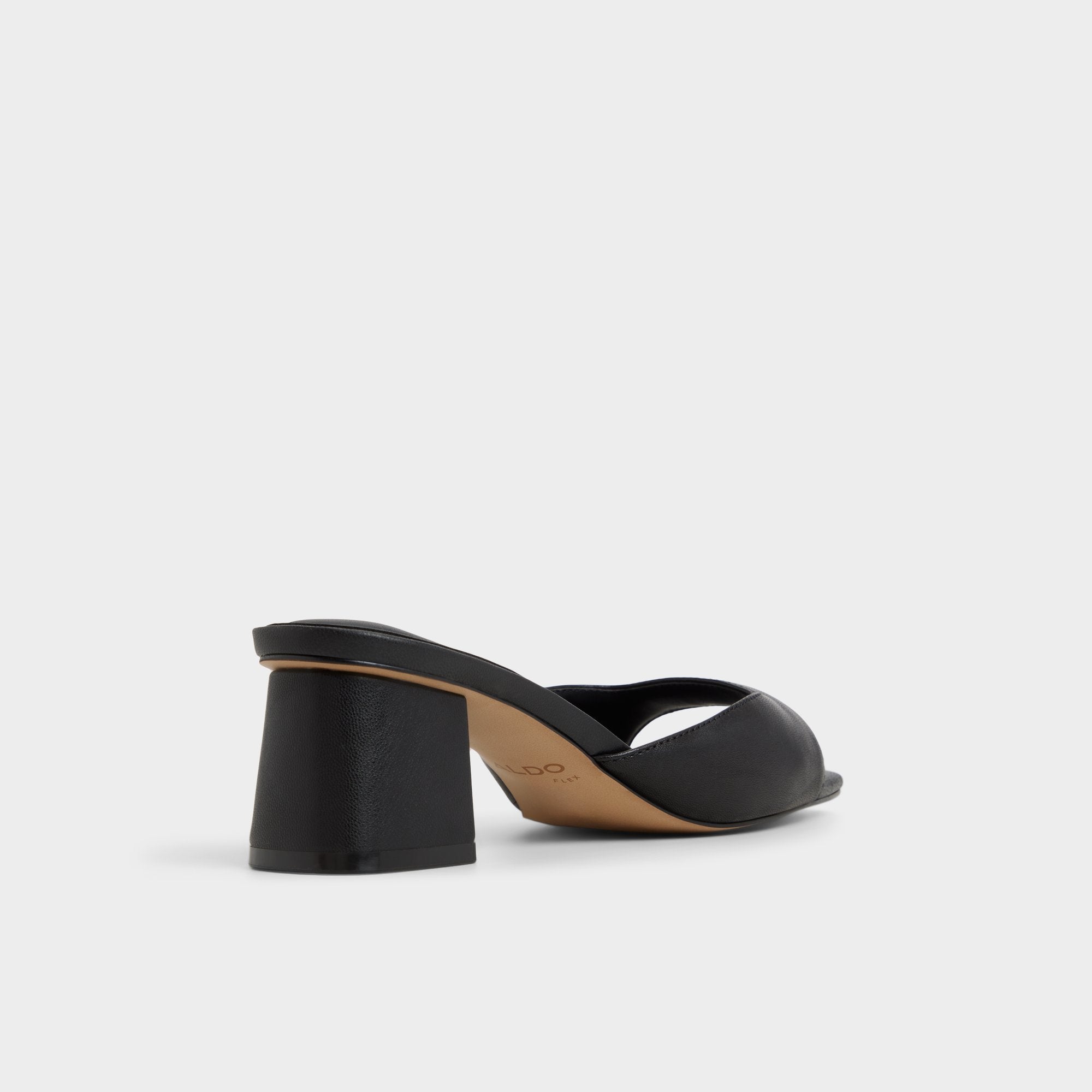 ALDO Aneky sandales cuir noir talon bloc