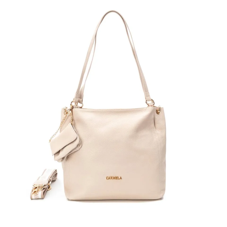 Carmela 18609303 sac femme marron cuir shopper