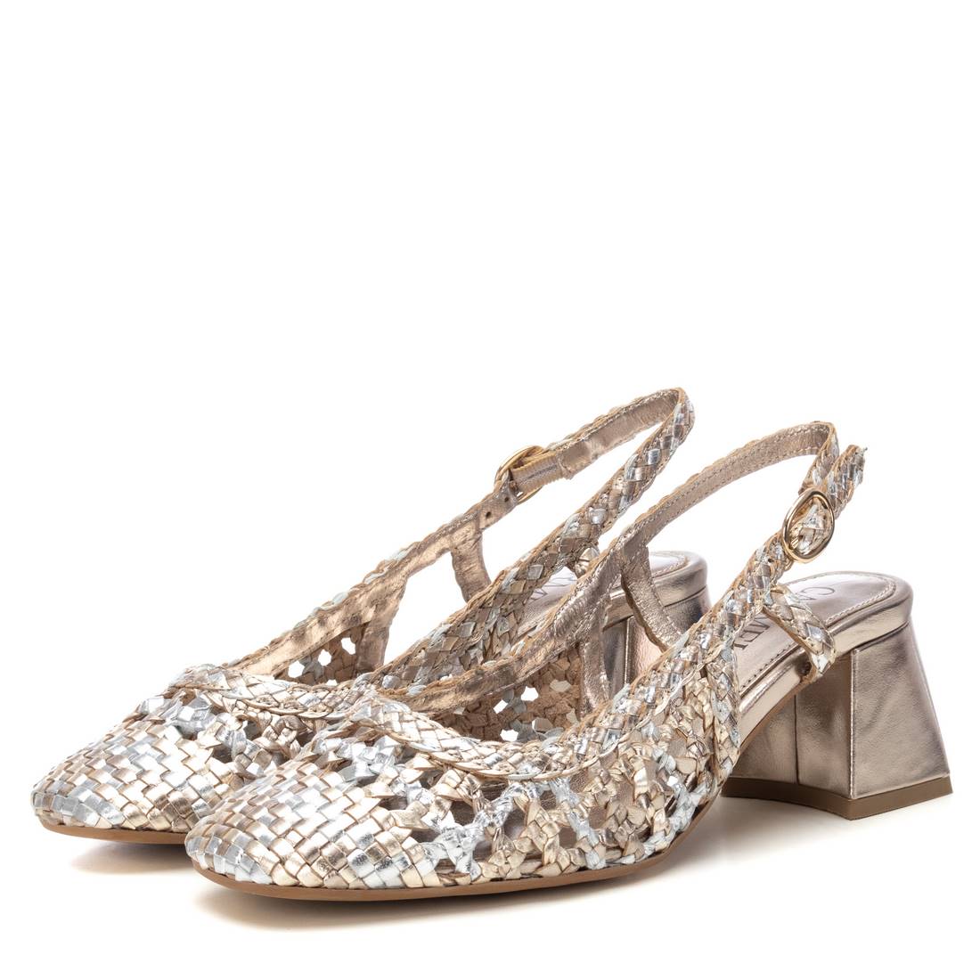 Carmela 16232001 escarpin cuir gris talon 5 cm