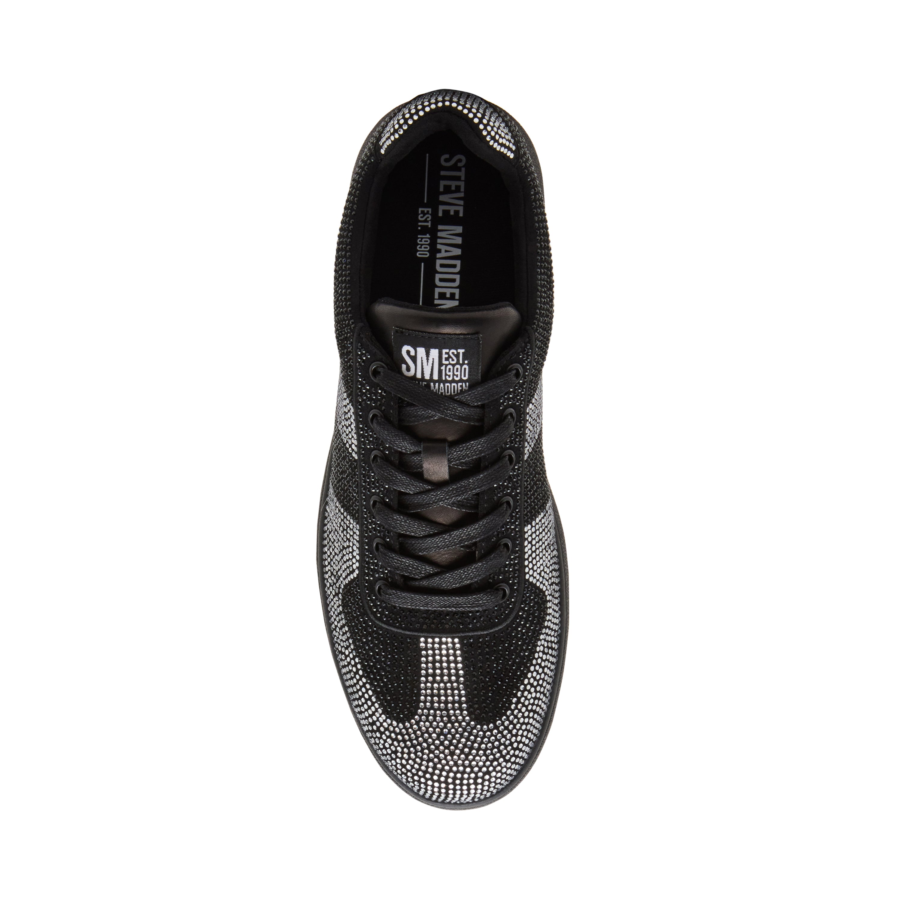 Steve Madden Waltor-R basket sneaker noir strass