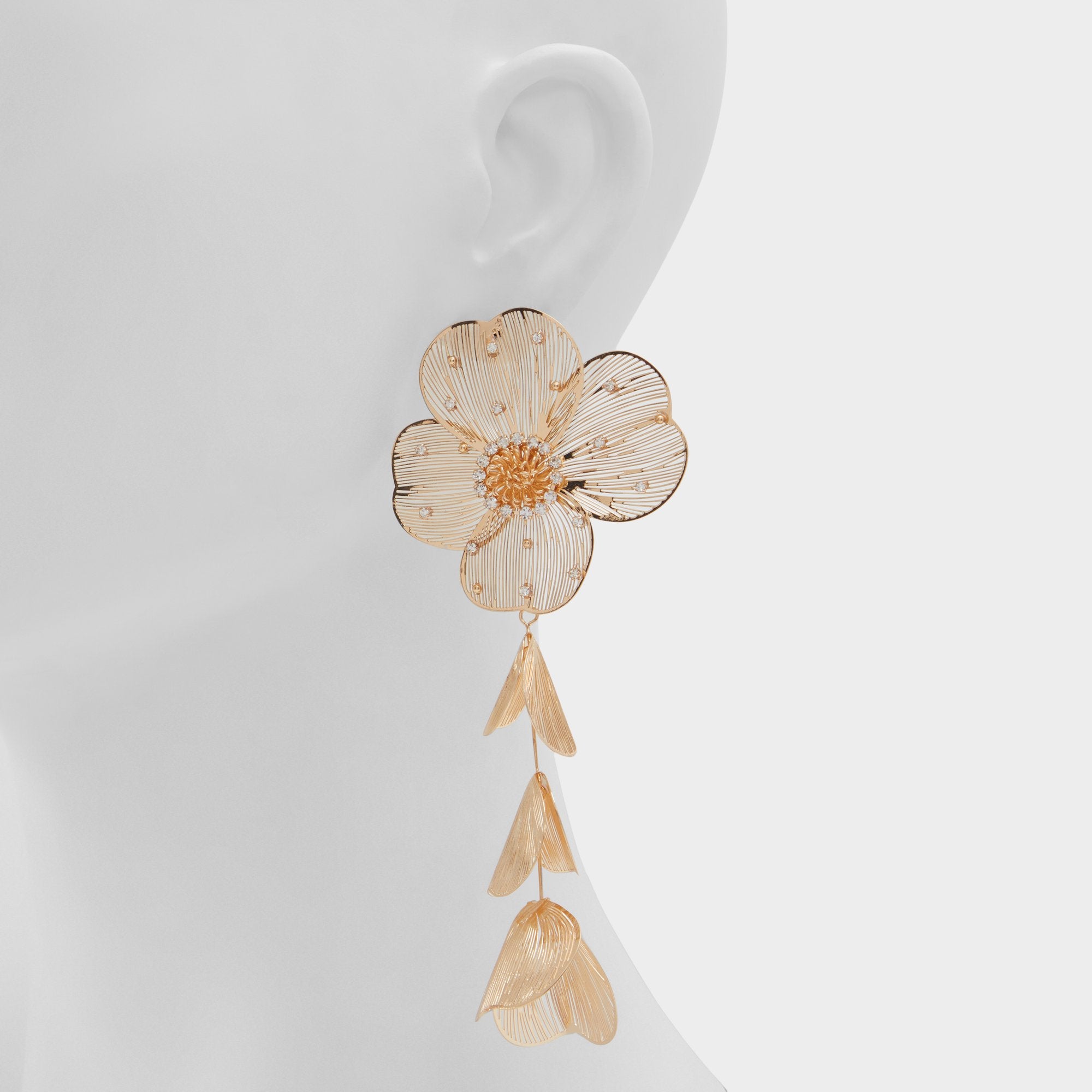 Aldo Gardenglam boucles d’oreilles pendantes doré
