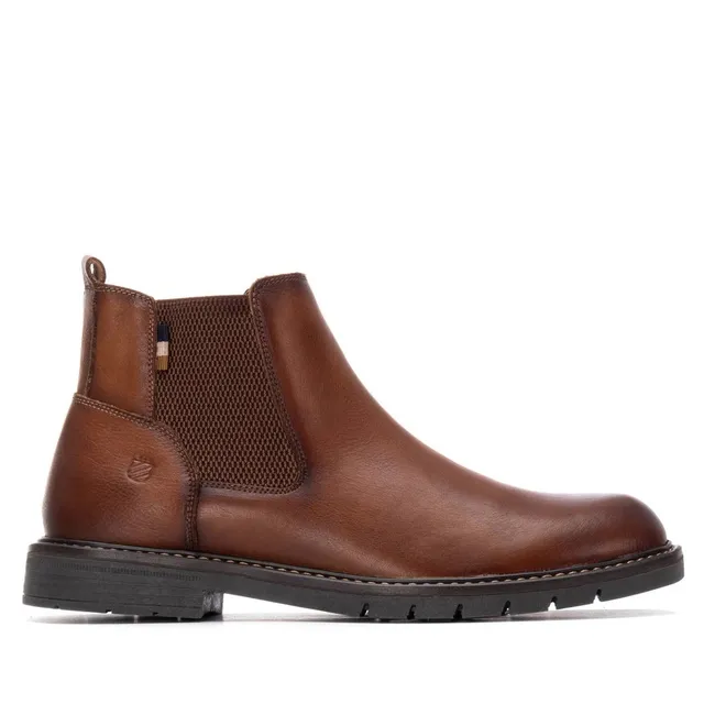 Carmela 16267303 boots homme cuir camel chelsea