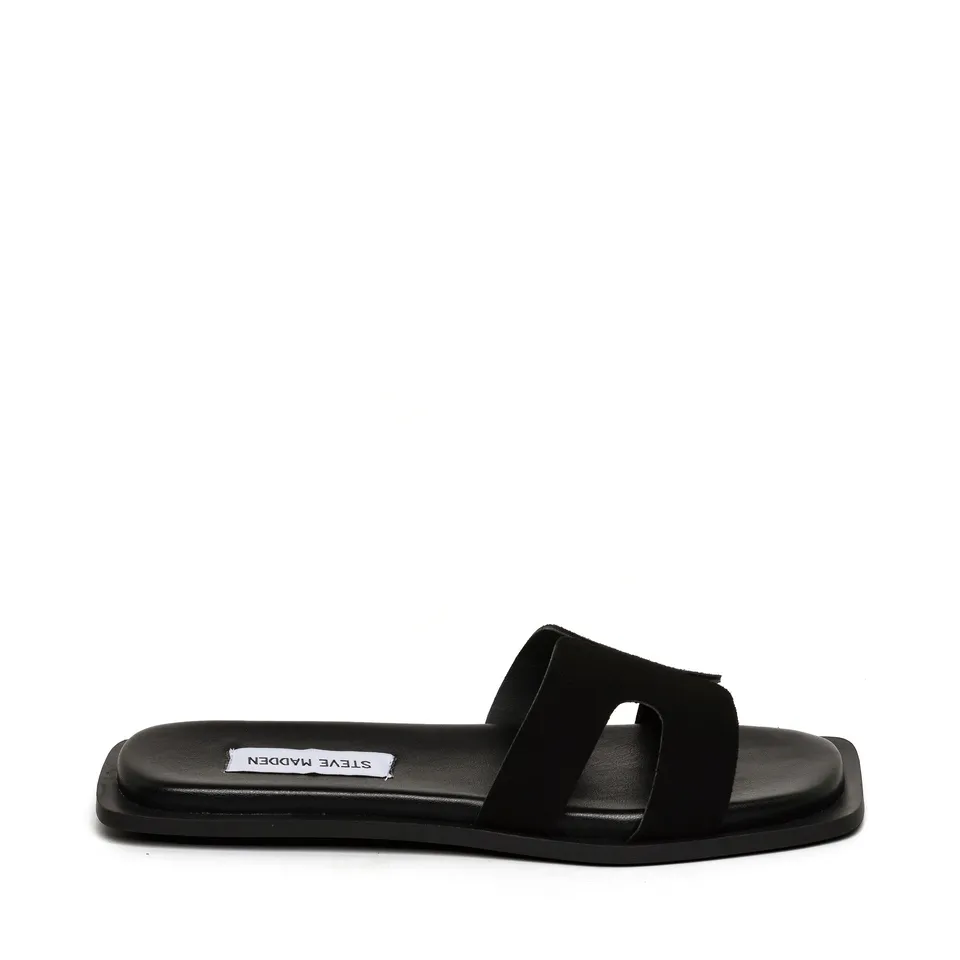 Steve Madden Sofia Slide mules noir suède plates