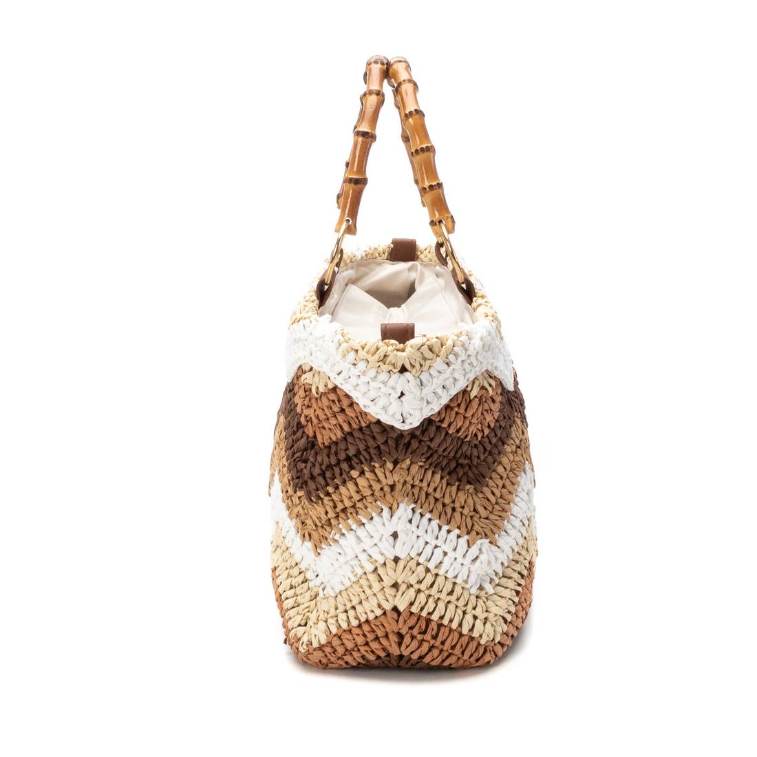 Carmela 18615903 sac rafia taupe main