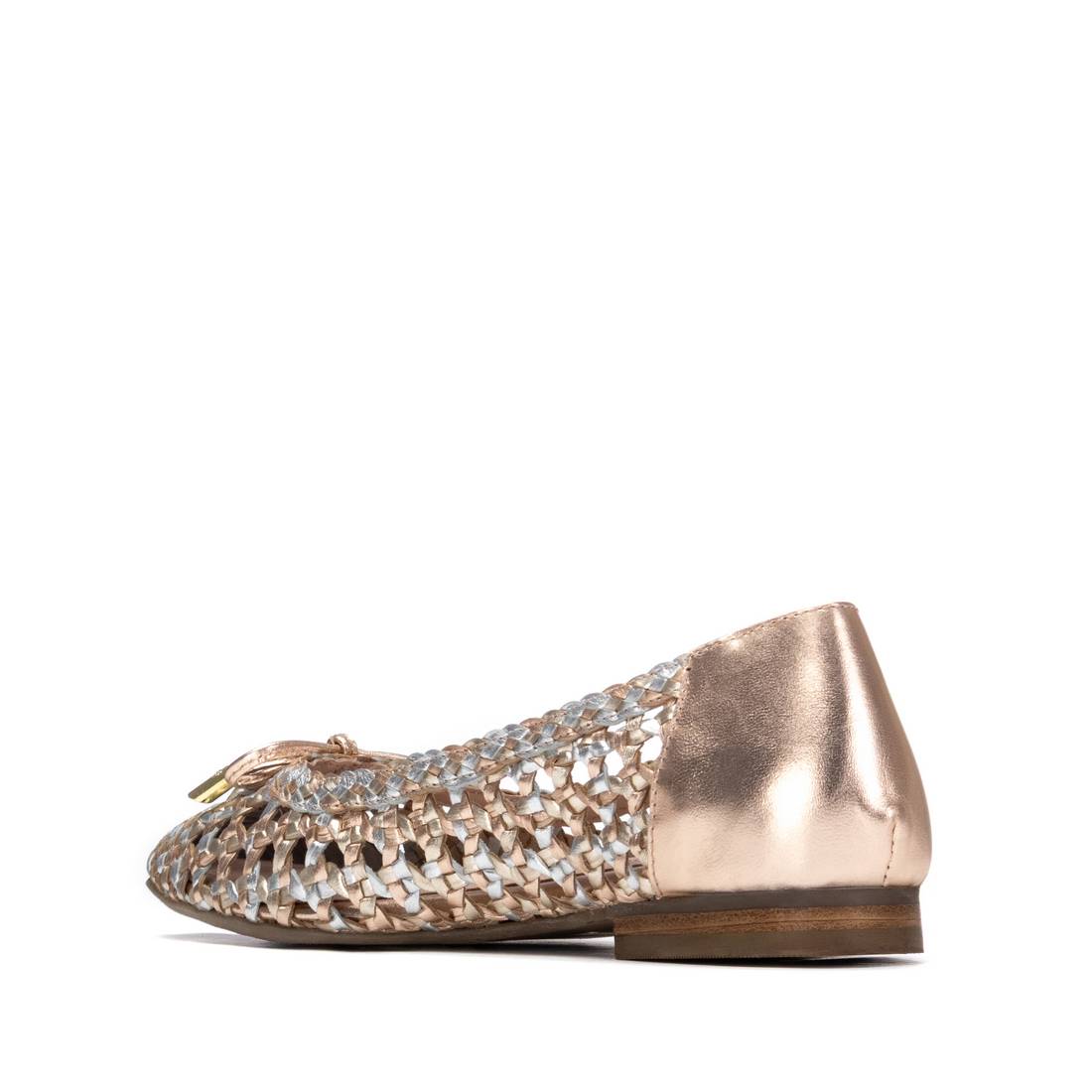 Carmela 16304604 ballerines cuir tressé nude